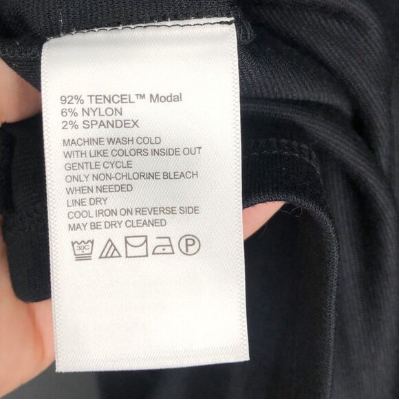 Tommy Bahama Darcy Sheath Dress XS Black Modal Blend Little Black Dress - Picture 5 of 7